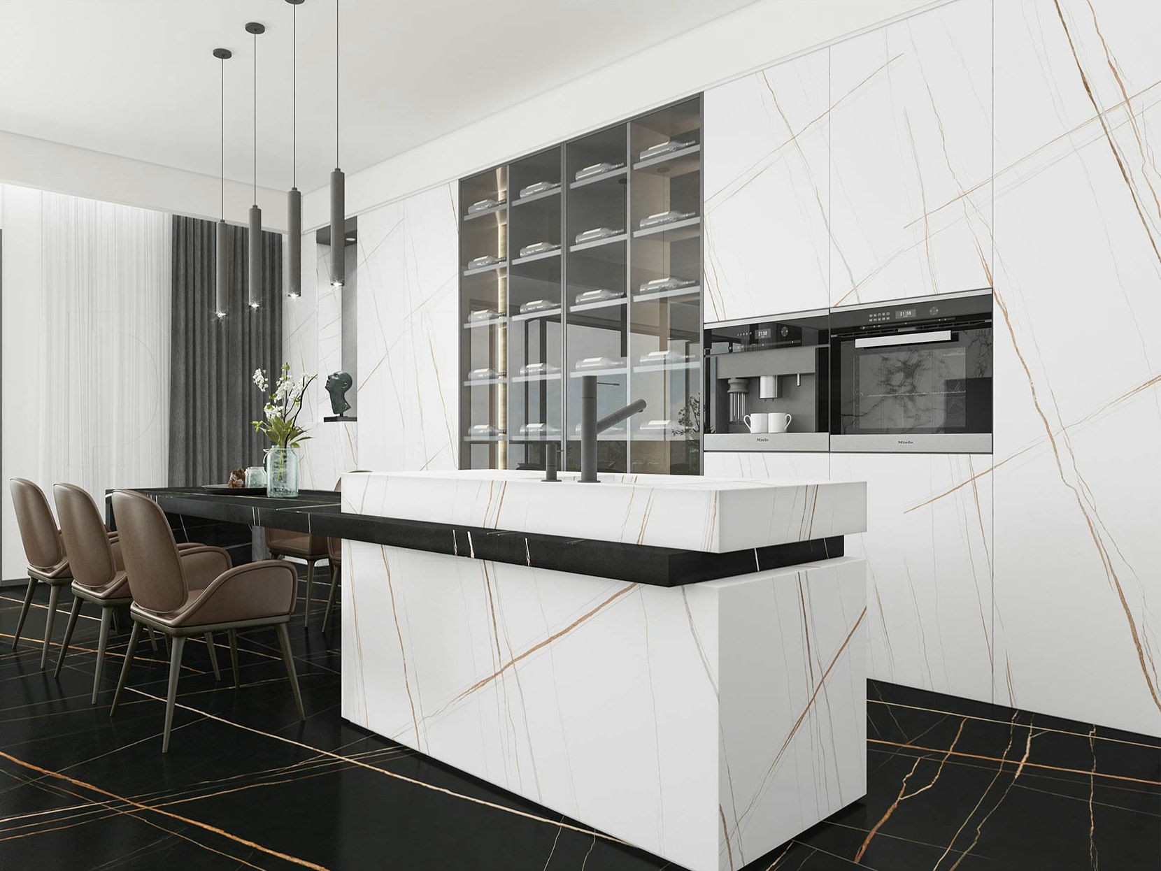 白色大理石瓷砖